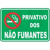 Privativo dos não fumantes 